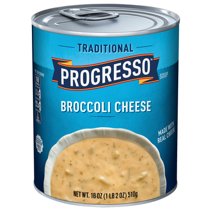 Progresso Traditional Broccoli Cheese Soup - 18 OZ 12 Pack