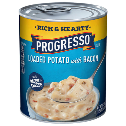 Progresso Soup Rich & Hearty Loaded Potato - 18.5 OZ 12 Pack