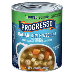 Progresso Healthy Favorites Soup 45% Less Sodium Italian-Style Wedding - 18.5 OZ 12 Pack