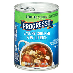 Progresso Healthy Favorites Soup 45% Less Sodium Chicken & Wild Rice - 18.5 OZ 12 Pack