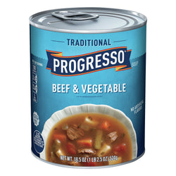 Progresso Traditional Soup Beef & Vegetable - 18.5 OZ 12 Pack