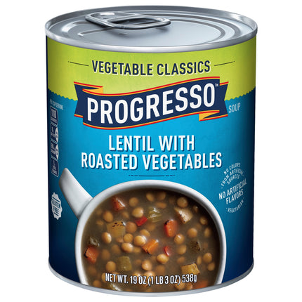 Progresso Vegetable Classics Soup 99% Fat Free Lentil - 19 OZ 12 Pack