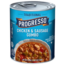 Progresso Traditional Soup Chicken & Sausage Gumbo - 19 OZ 12 Pack