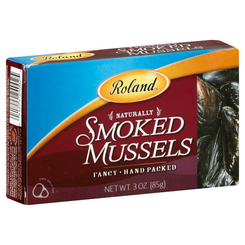 Roland Smoked Mussels - 3 OZ 10 Pack