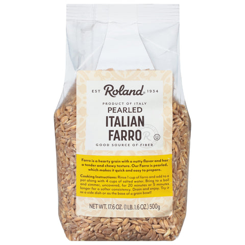 Roland Pearled Italian Farro - 17.6 OZ 12 Pack