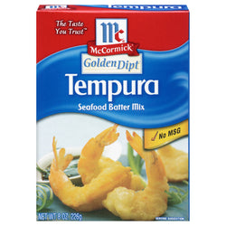 McCormick Golden Dipt Tempura Seafood Batter Mix - 8 OZ 8 Pack