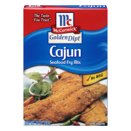 McCormick Golden Dipt Cajun Seafood Fry Mix - 10 OZ 8 Pack