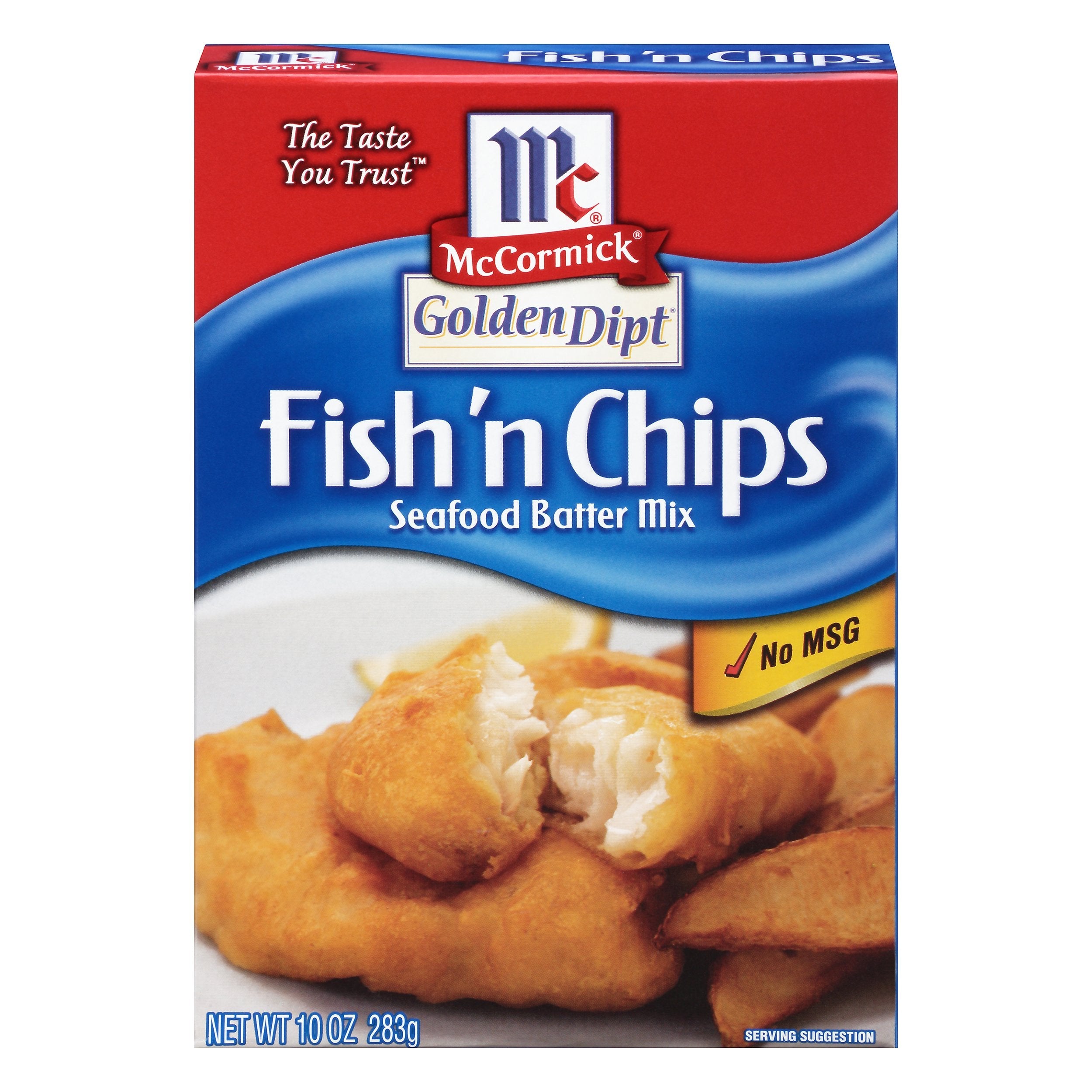 McCormick Golden Dipt Fish 'N Chips Seafood Batter Mix - 10 OZ 8 Pack –  StockUpExpress