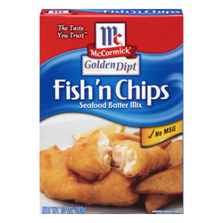 McCormick Golden Dipt Fish 'N Chips Seafood Batter Mix - 10 OZ 8 Pack