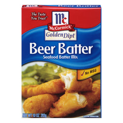 McCormick Golden Dipt Beer Batter Seafood Batter Mix - 10 OZ 8 Pack