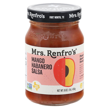 Mrs. Renfro's Medium/Hot Mango Habanero Salsa - 16 OZ 6 Pack