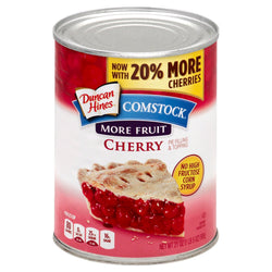 Comstock Pie Filling More Fruit Cherry - 21 OZ 12 Pack