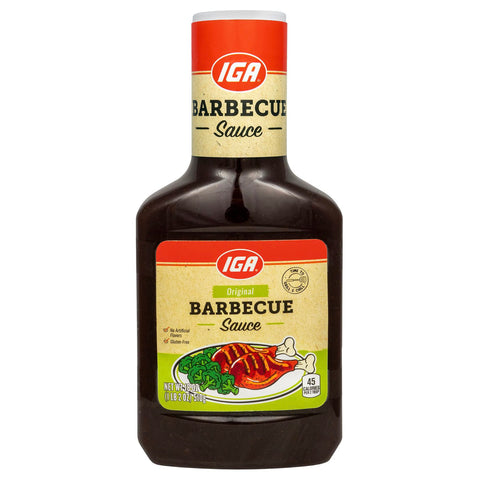 IGA Sauce Barbeque 18 OZ