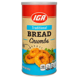 IGA Crumbs Bread Plain - 15 OZ 12 Pack