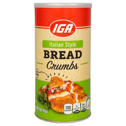 IGA Crumbs Bread Italian Flavored - 15 OZ 12 Pack