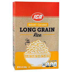 IGA Rice Instant White - 14 OZ 12 Pack
