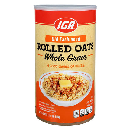 IGA Cereal Hot Or Cold Old Fashioned Oat - 42 OZ 12 Pack