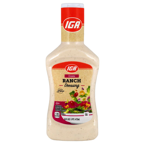 IGA Dressing Creamy Ranch - 16 FZ 6 Pack
