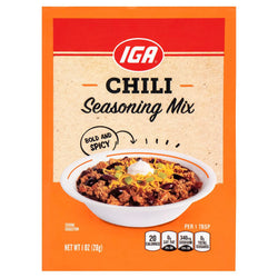 IGA Seasoning Chili - 1 OZ 24 Pack