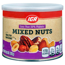 IGA Nuts Mixed With Peanuts - 10.3 OZ 12 Pack