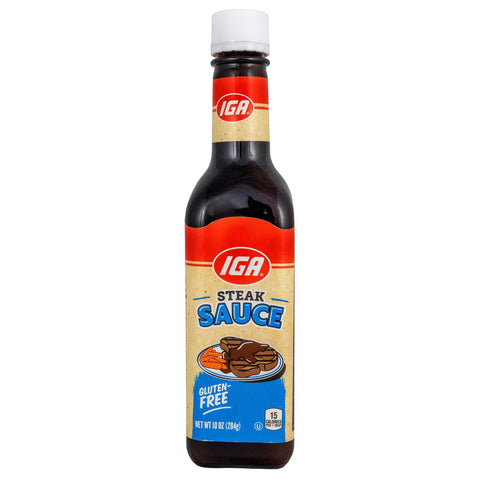IGA Sauce Steak - 10 OZ 12 Pack