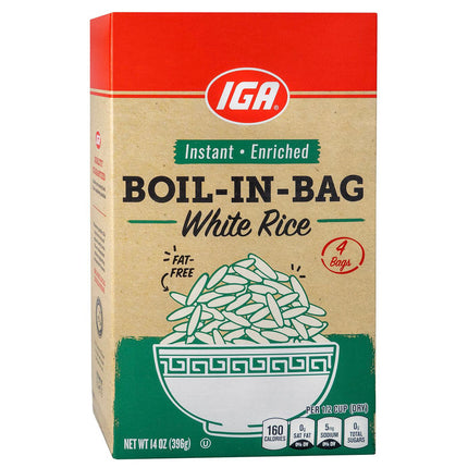 IGA Rice Boil In Bag - 14 OZ 12 Pack