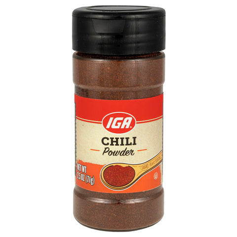 IGA Seasoning Chili Powder - 2.5 OZ 12 Pack