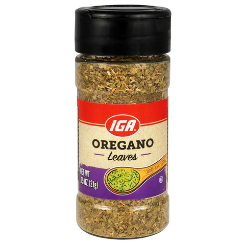 IGA Seasoning Oregano Leaves - 0.75 OZ 12 Pack