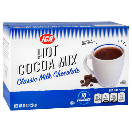 IGA Mix Hot Cocoa - 10 OZ 12 Pack