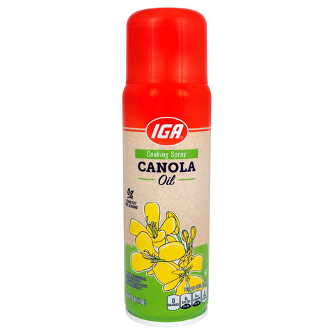 IGA Cooking Spray Canola Oil - 6 OZ 12 Pack