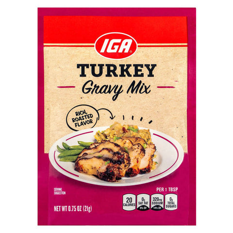 IGA Mix Gravy Turkey - 0.75 OZ 24 Pack