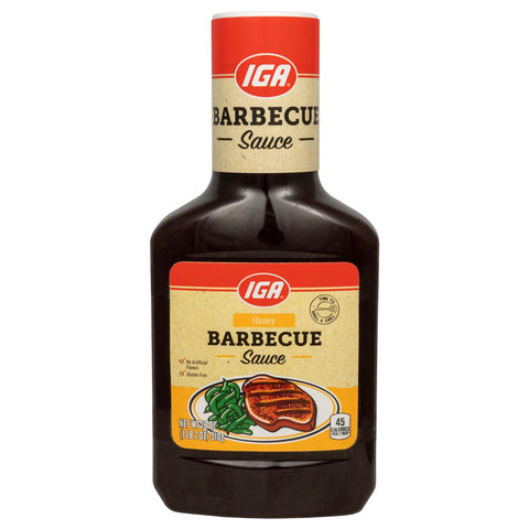 IGA Sauce Barbeque Honey 18 OZ