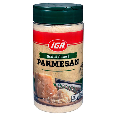 IGA Cheese Grated Parmesan - 8 OZ 12 Pack