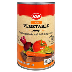 IGA Juice Vegetable Cocktail - 46 FZ 12 Pack