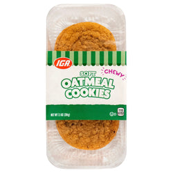IGA Oatmeal Soft Cookies - 7.1 OZ 8 Pack