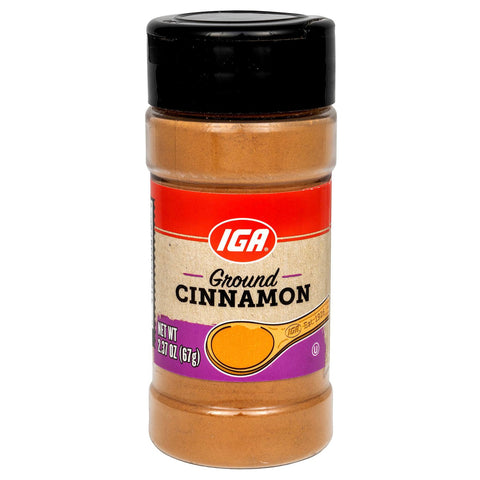IGA Seasoning Cinnamon Ground - 2.37 OZ 12 Pack
