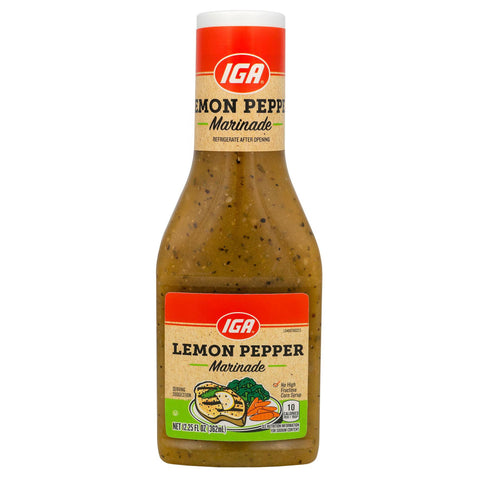 IGA Marinade Lemon Pepper - 12.25 FZ 6 Pack