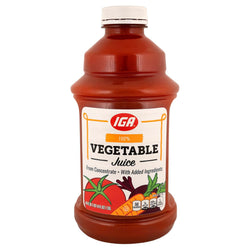 IGA 100% Vegetable Juice - 46 FZ 8 Pack