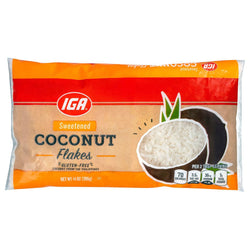IGA Coconut Flaked - 7 OZ 12 Pack
