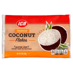 IGA Coconut Flaked - 14 OZ 12 Pack