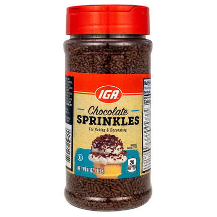 IGA Sprinkles Chocolate - 11 OZ 12 Pack