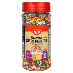 IGA Sprinkles Rainbow - 11 OZ 12 Pack