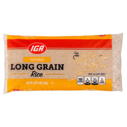 IGA Rice Bag - 160 OZ 6 Pack