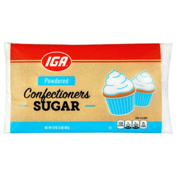 IGA Sugar Powdered - 32 OZ 12 Pack