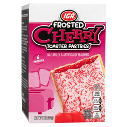 IGA Toaster Pastries Frosted Cherry - 11 OZ 12 Pack