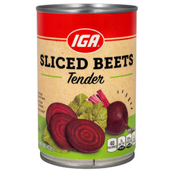 IGA Vegetables Sliced Beets - 8.25 OZ 24 Pack