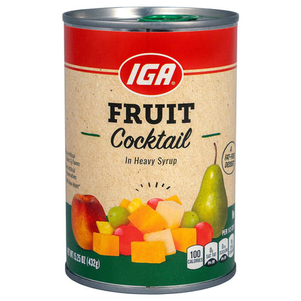 IGA Fruit Cocktail In Heavy Syrup - 8.75 OZ 24 Pack