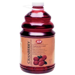 IGA Juice Cranberry Cocktail - 64 FZ 8 Pack