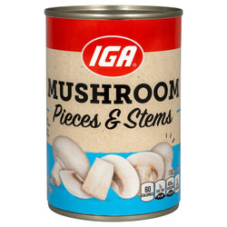 IGA Vegetables Mushrooms Stems & Pieces - 4 OZ 24 Pack