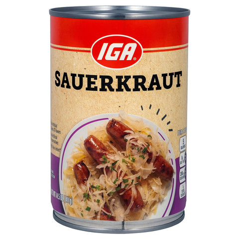 IGA Sauerkraut - 14.5 OZ 24 Pack